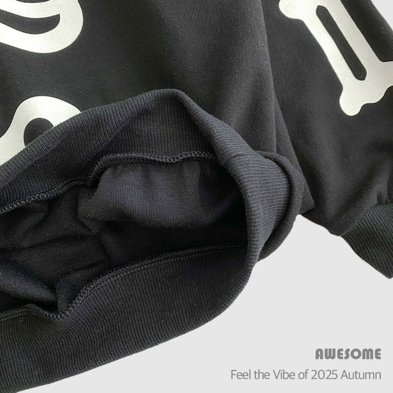 Awesome Bebe - Korean Children Fashion - #prettylittlegirls - Skull Hood Set (Glow in the Dark) - 5