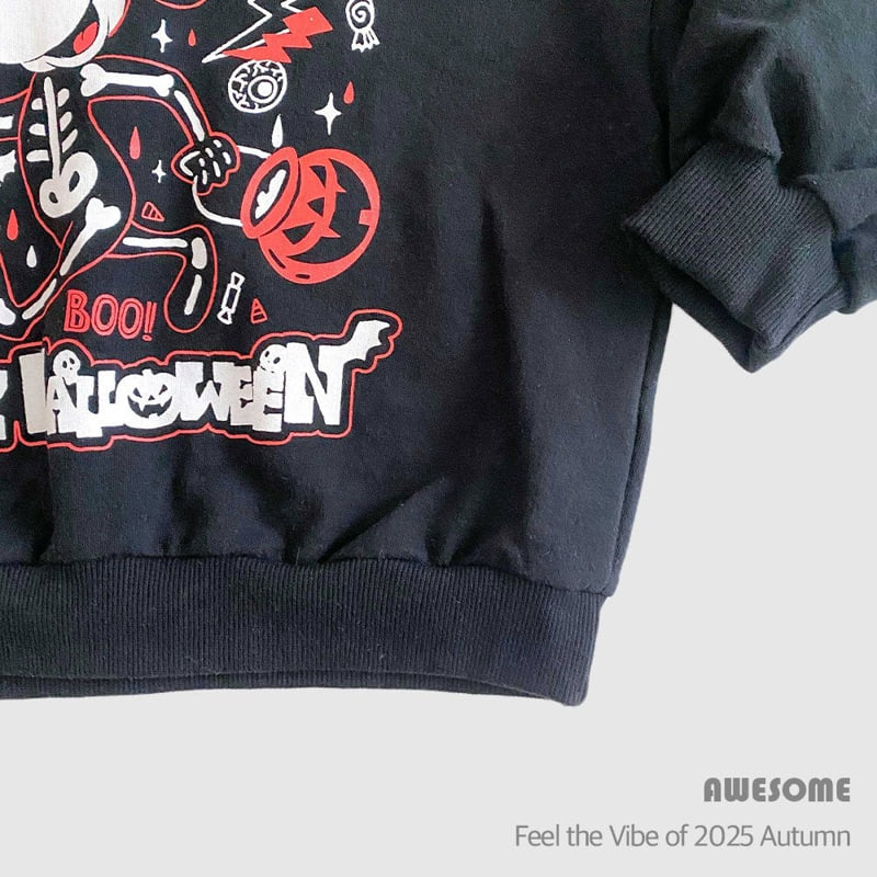 Awesome Bebe - Korean Children Fashion - #minifashionista - Halloween M Sweatshirt - 4