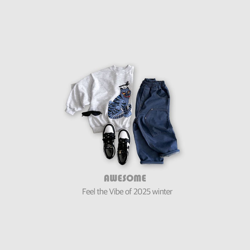 Awesome Bebe - Korean Children Fashion - #todddlerfashion - Tiger Magpie Sweatshirt - 5
