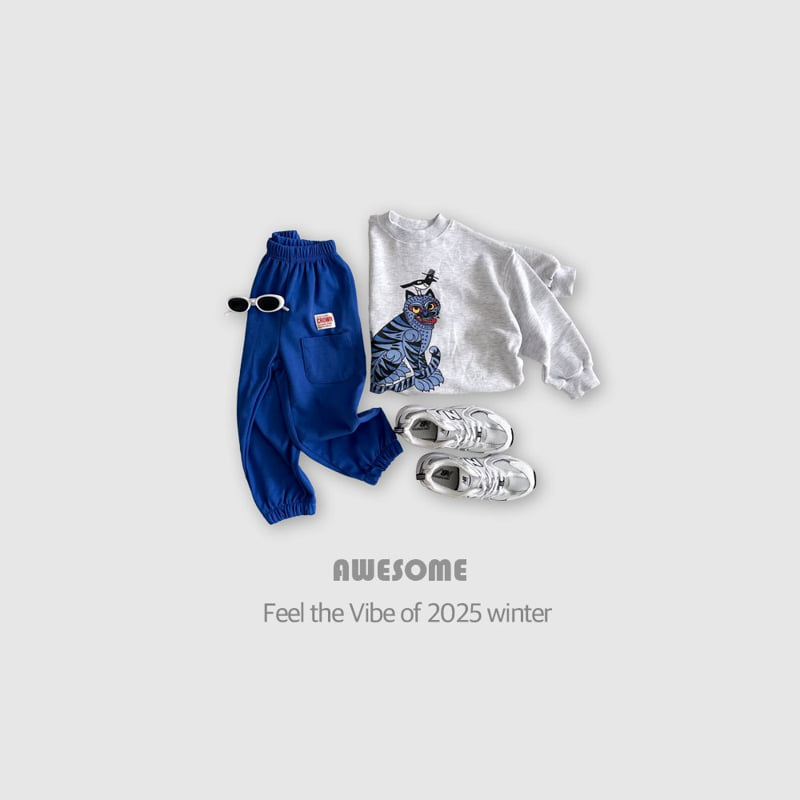 Awesome Bebe - Korean Children Fashion - #toddlerclothing - Tiger Magpie Sweatshirt - 6