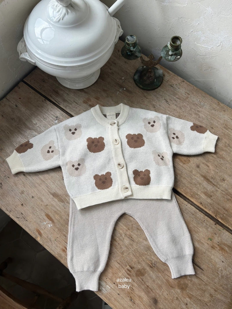 Azalea - Korean Baby Fashion - #smilingbaby - Bebe Series Cardigan Set - 4