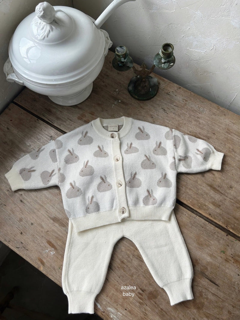 Azalea - Korean Baby Fashion - #babyclothing - Bebe Series Cardigan Set - 6