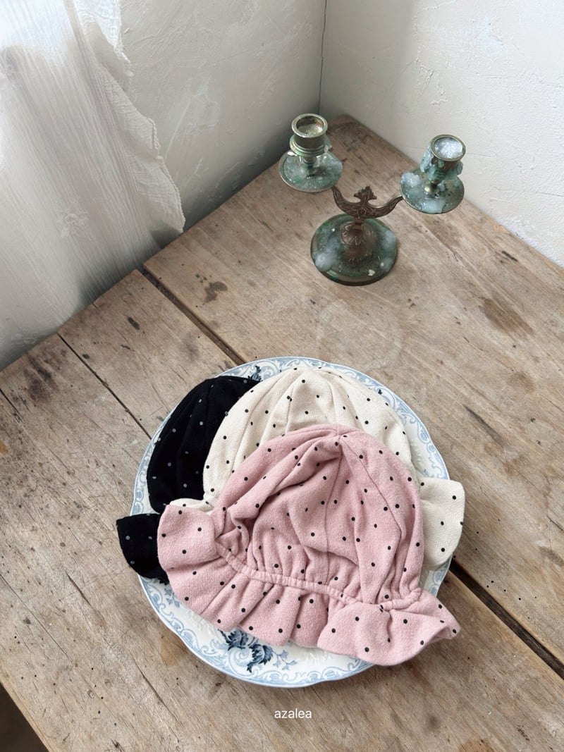 Azalea - Korean Baby Fashion - #babygirlfashion - Bebe Dot Bucket Hat