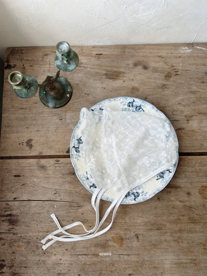 Azalea - Korean Baby Fashion - #babyoninstagram - Bebe Lace Bonnet