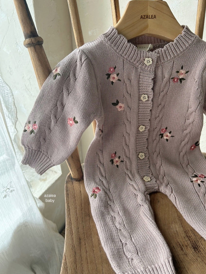 Azalea - Korean Baby Fashion - #babyootd - Bebe Love Flower Suit - 3