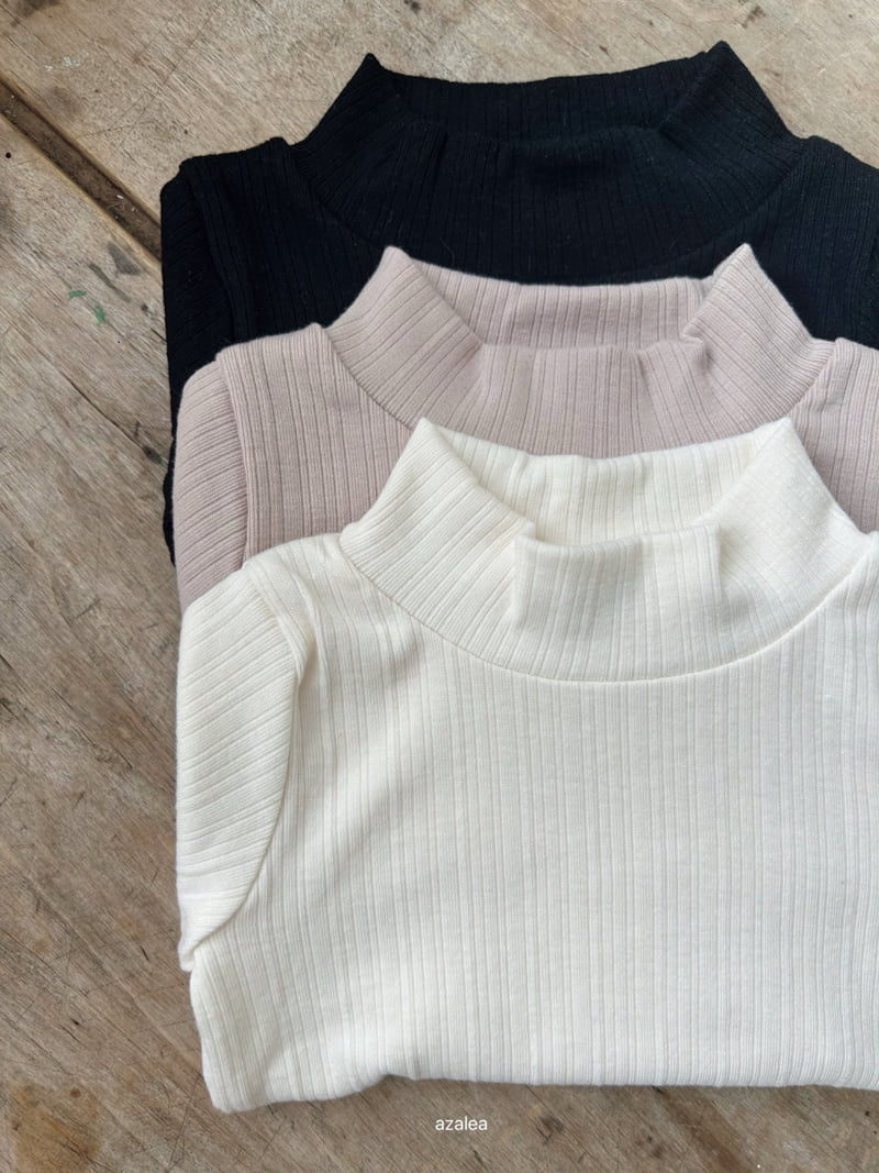 Azalea - Korean Baby Fashion - #babyoutfit - Bebe My Chew Turtleneck Tee - 2