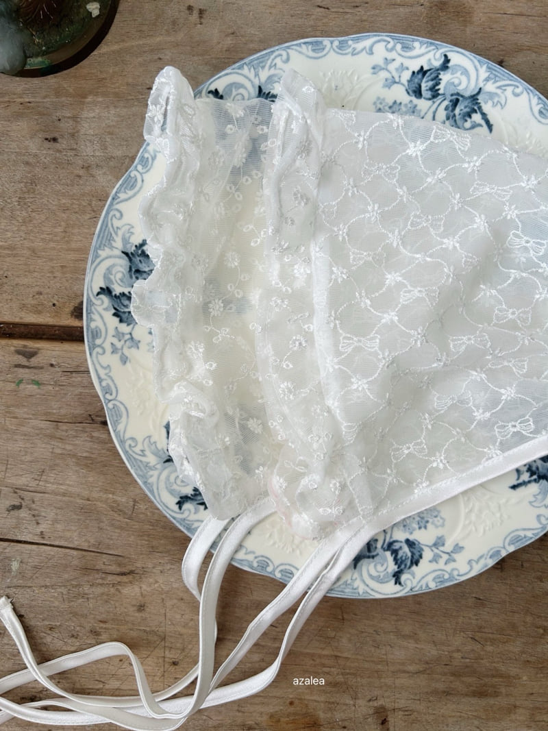 Azalea - Korean Baby Fashion - #babyoutfit - Bebe Lace Bonnet - 3
