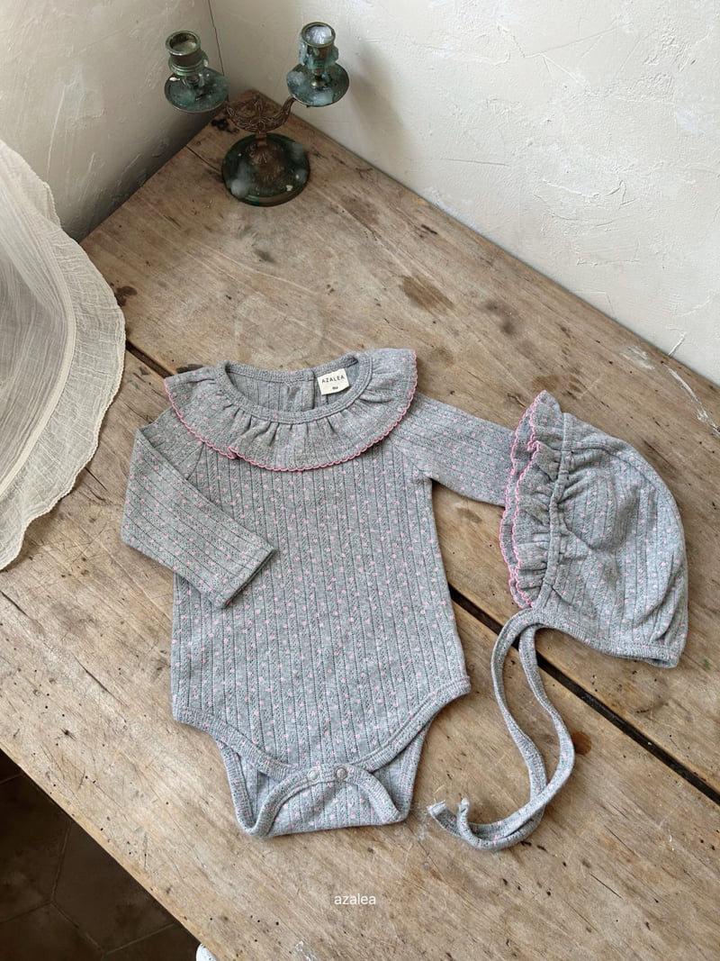 Azalea - Korean Baby Fashion - #babyoutfit - Bebe Freesia Suit Set - 4