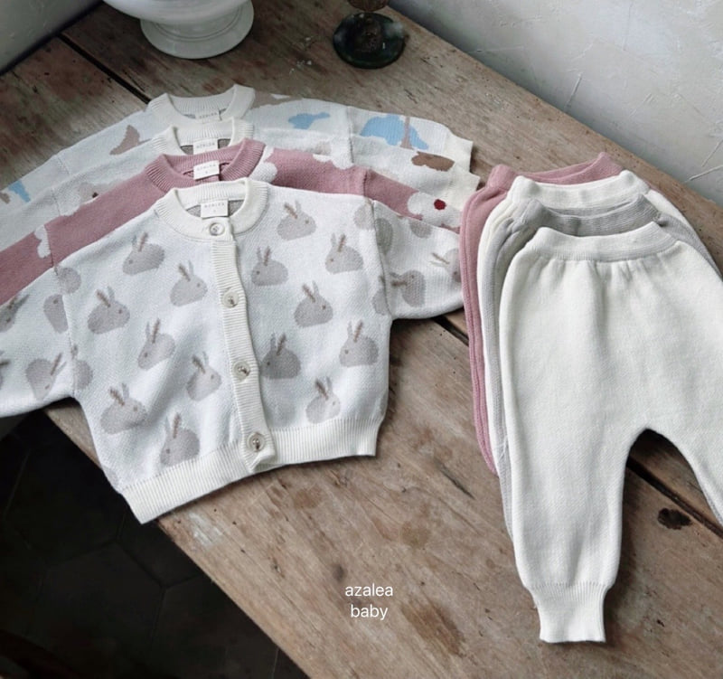 Azalea - Korean Baby Fashion - #onlinebabyboutique - Bebe Series Cardigan Set