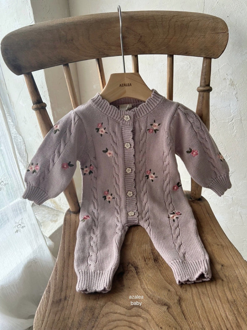 Azalea - Korean Baby Fashion - #onlinebabyboutique - Bebe Love Flower Suit - 7