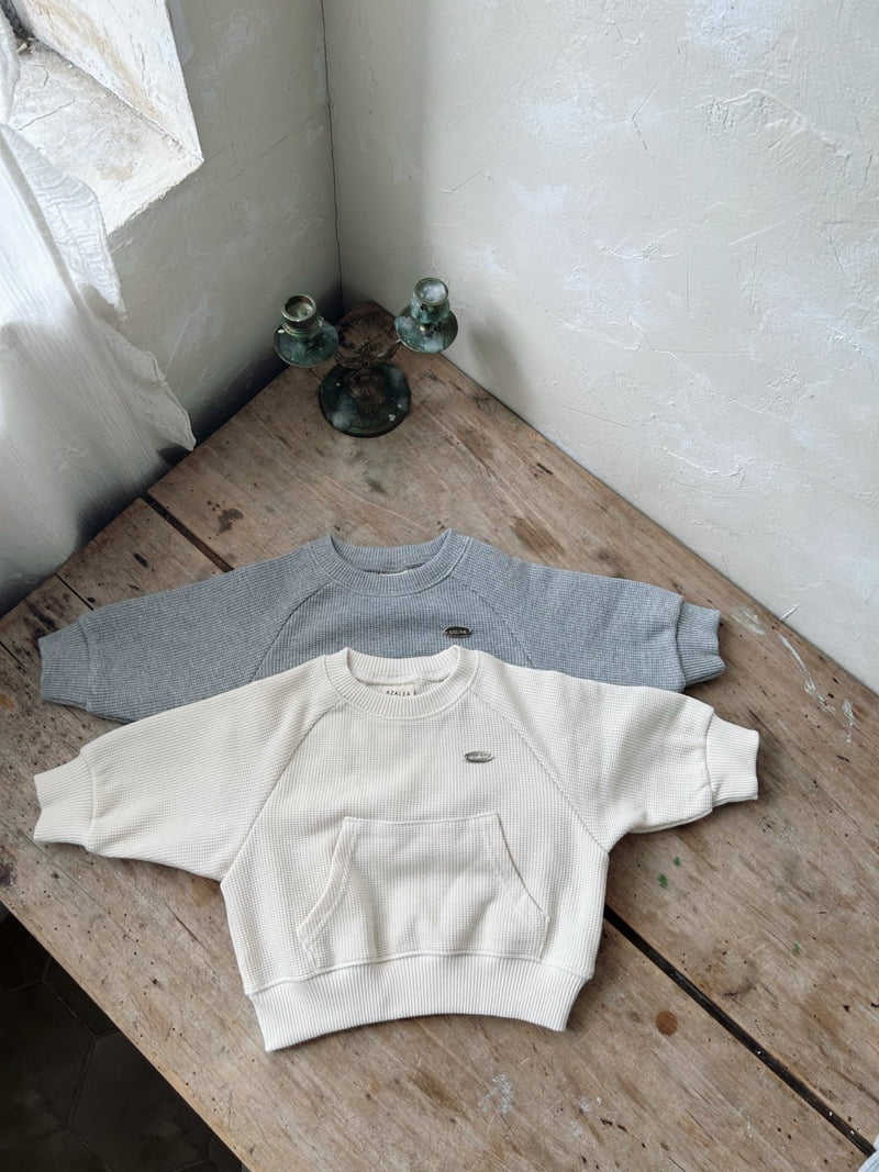 Azalea - Korean Baby Fashion - #onlinebabyboutique - Bebe Best Waffle Set-up - 4