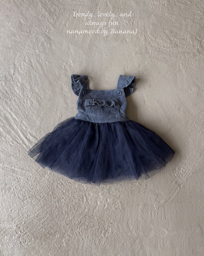 Banana J - Korean Baby Fashion - #babyboutique - Bebe Tulle Suspender Suit - 10