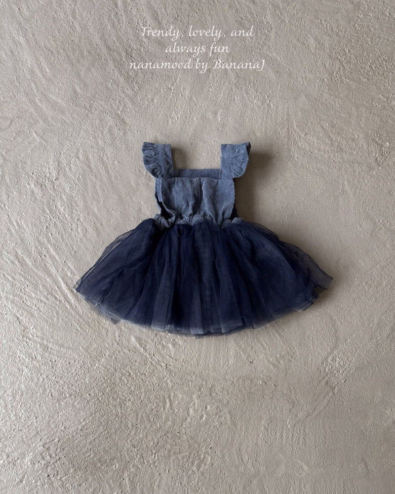 Banana J - Korean Baby Fashion - #babyboutique - Bebe Tulle Suspender Suit - 11