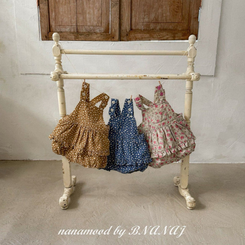Banana J - Korean Baby Fashion - #babyboutiqueclothing - Bebe Garden Overalls