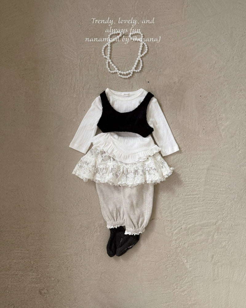Banana J - Korean Baby Fashion - #babyboutiqueclothing - Bebe Fluffy Vest - 7