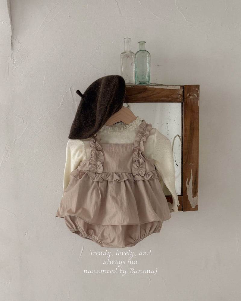 Banana J - Korean Baby Fashion - #babyboutiqueclothing - Bebe Blooming Suit - 5