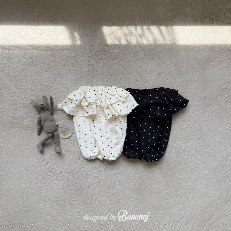 Banana J - Korean Baby Fashion - #babyclothing - Bebe Petal Dot Pants
