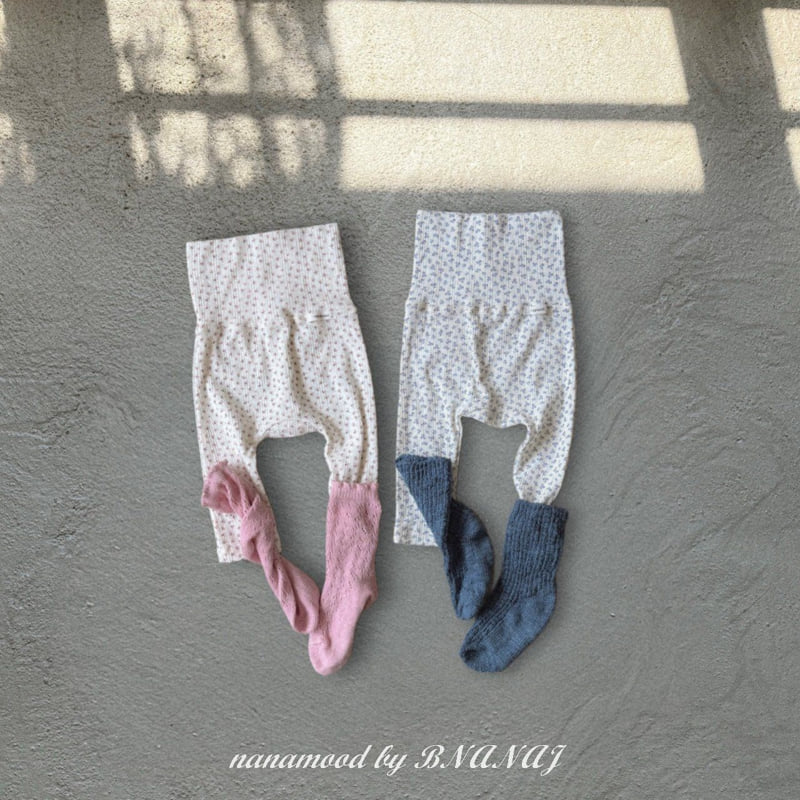 Banana J - Korean Baby Fashion - #babyfever - Bebe Tiny Flower Leggings