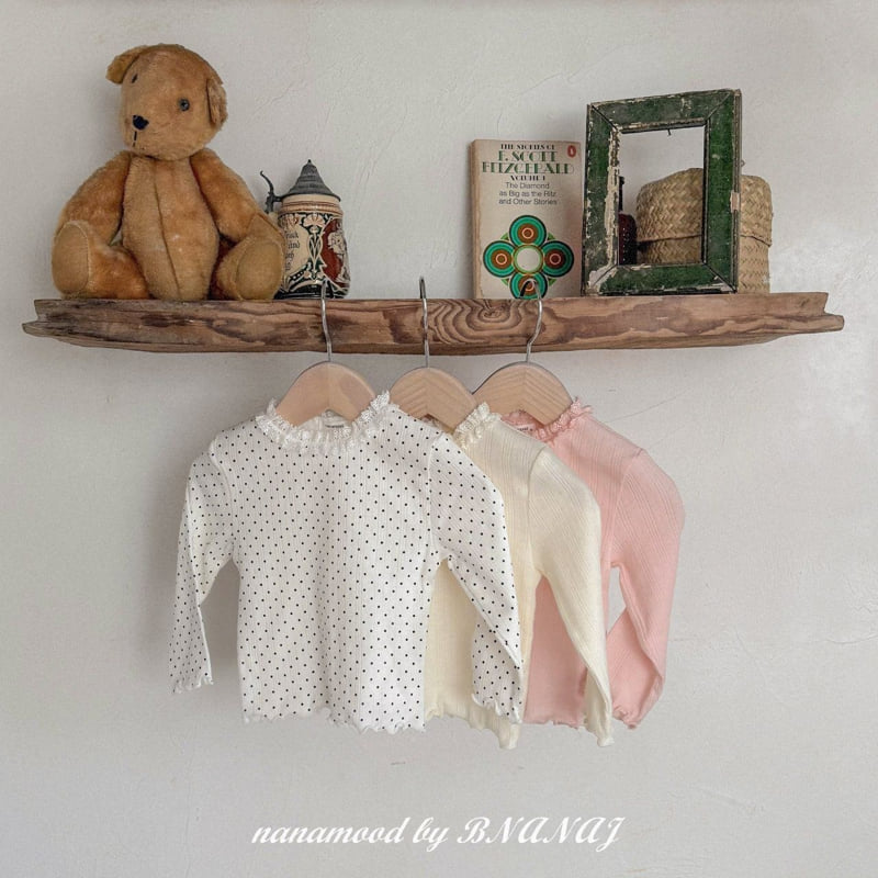 Banana J - Korean Baby Fashion - #babygirlfashion - Bebe Lucky Bicky Tee