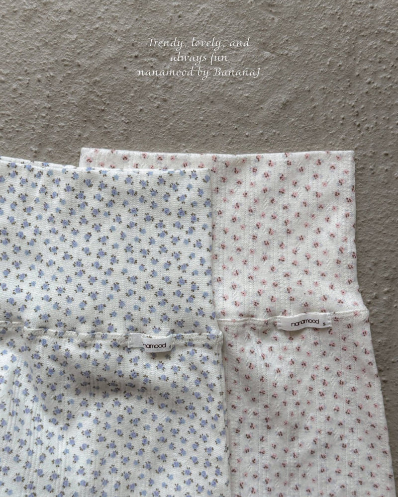 Banana J - Korean Baby Fashion - #babylifestyle - Bebe Tiny Flower Leggings - 3