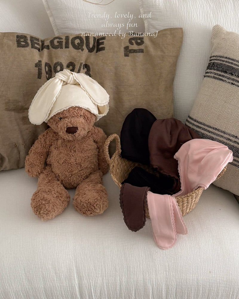 Banana J - Korean Baby Fashion - #babyoninstagram - Bebe Long Tail Beanie - 2