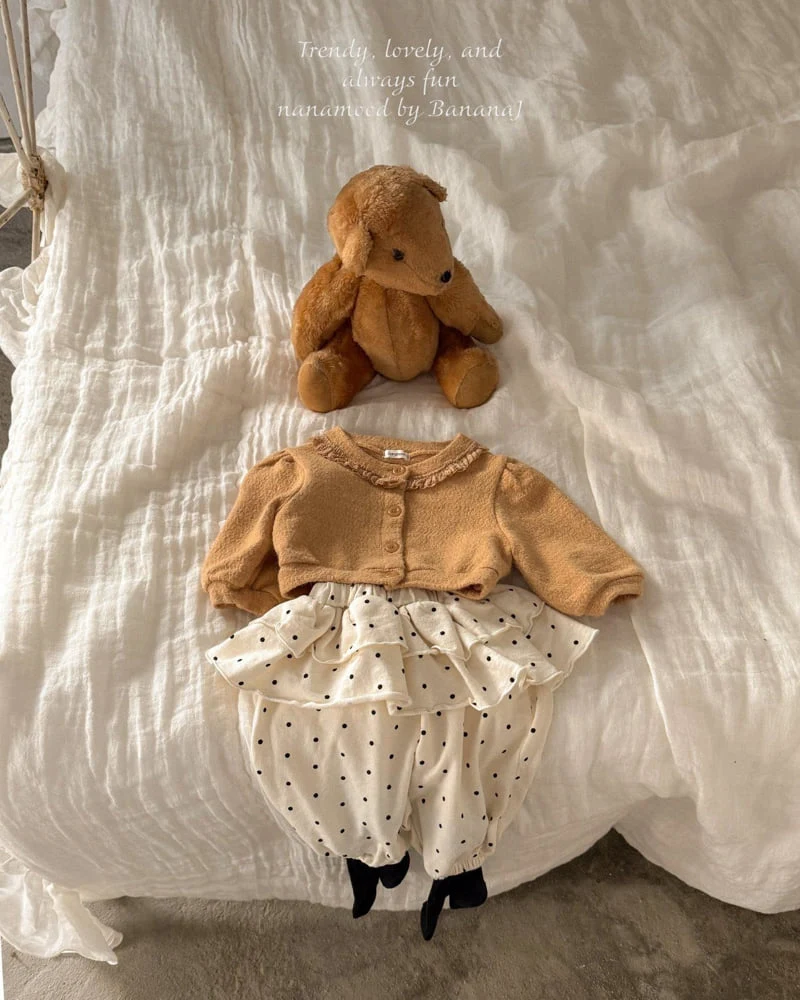 Banana J - Korean Baby Fashion - #babyootd - Bebe Petal Dot Pants - 7