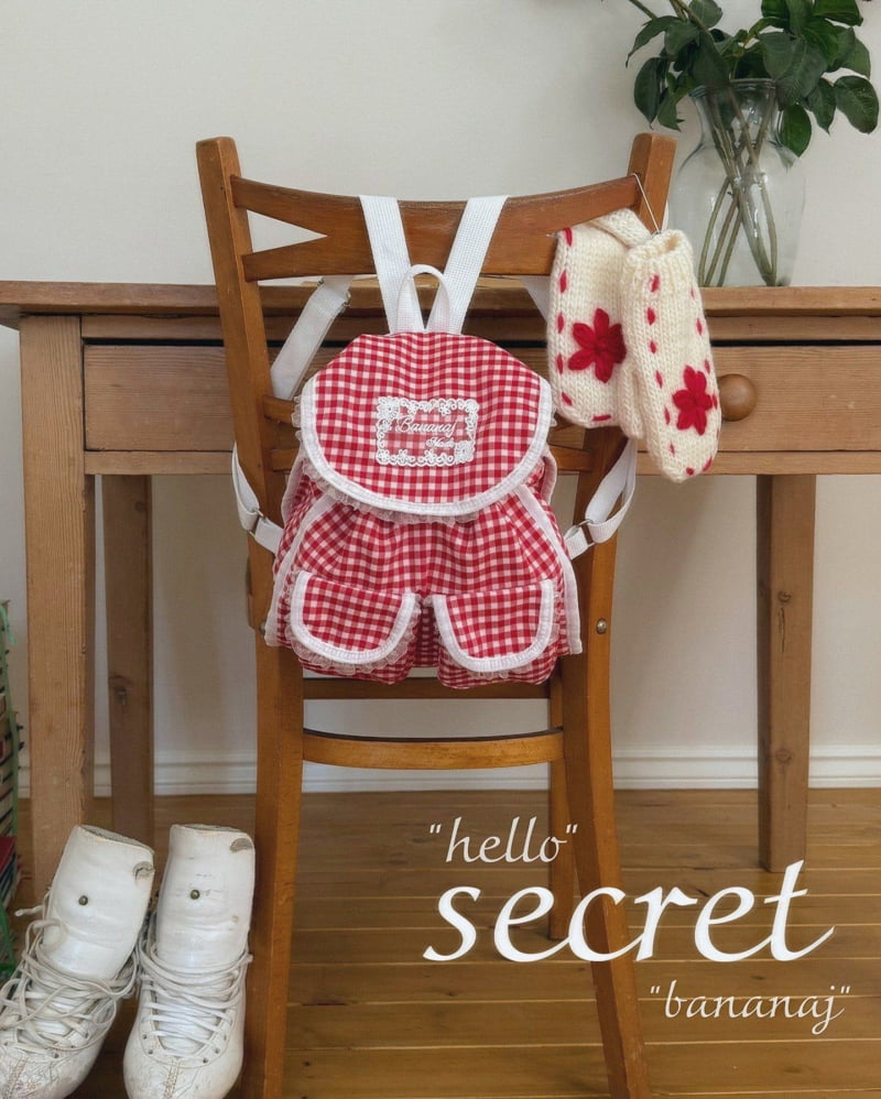 Banana J - Korean Baby Fashion - #babyootd - Secret Backpack