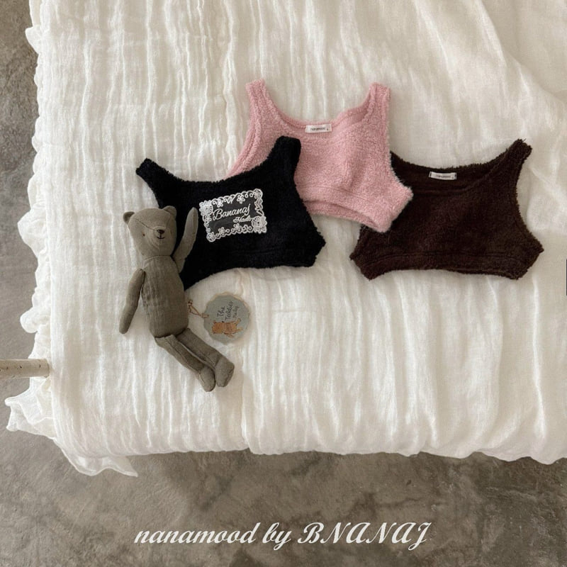 Banana J - Korean Baby Fashion - #babyoutfit - Bebe Fluffy Vest