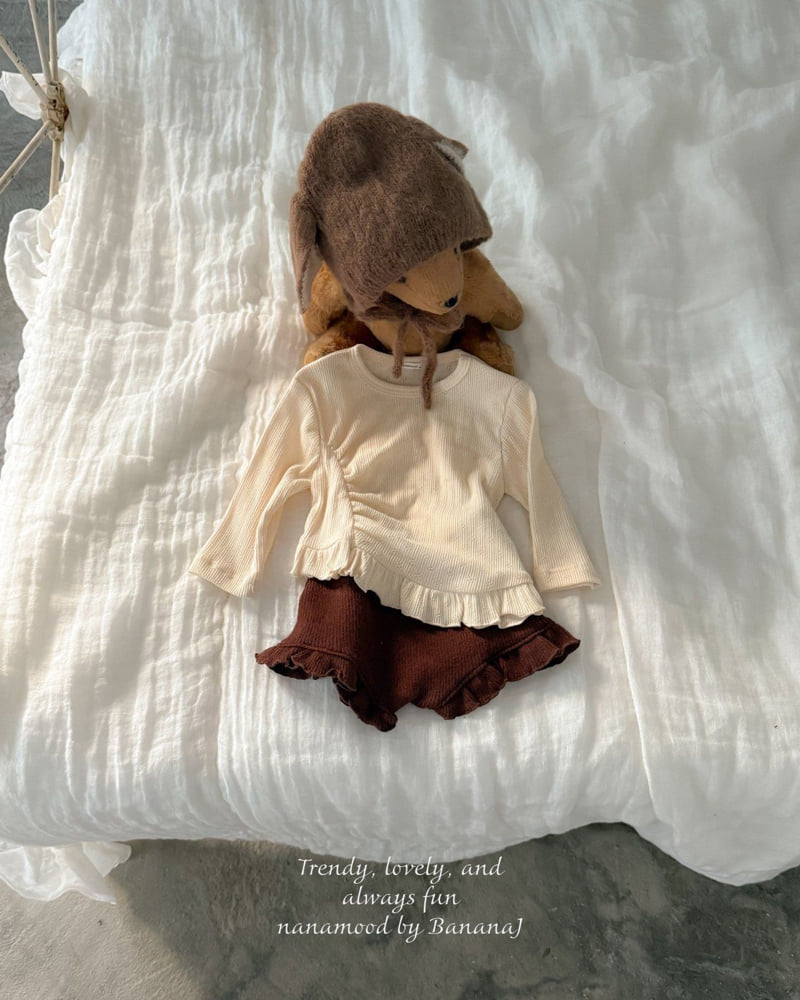 Banana J - Korean Baby Fashion - #babyoutfit - Bebe Edge Tee - 7