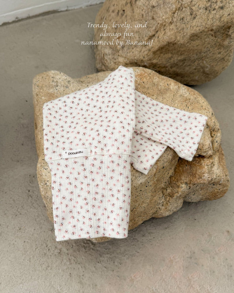 Banana J - Korean Baby Fashion - #babyoutfit - Bebe Tiny Flower Leggings - 7