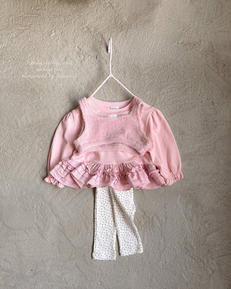 Banana J - Korean Baby Fashion - #smilingbaby - Bebe Fluffy Vest - 5