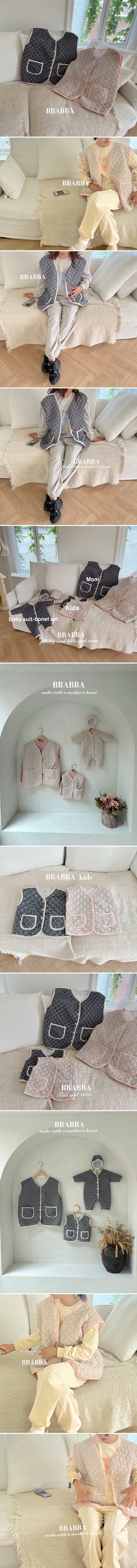 Bbabba - Korean Children Fashion - #fashionkids - Laneige Quilted Vest (Kids)
