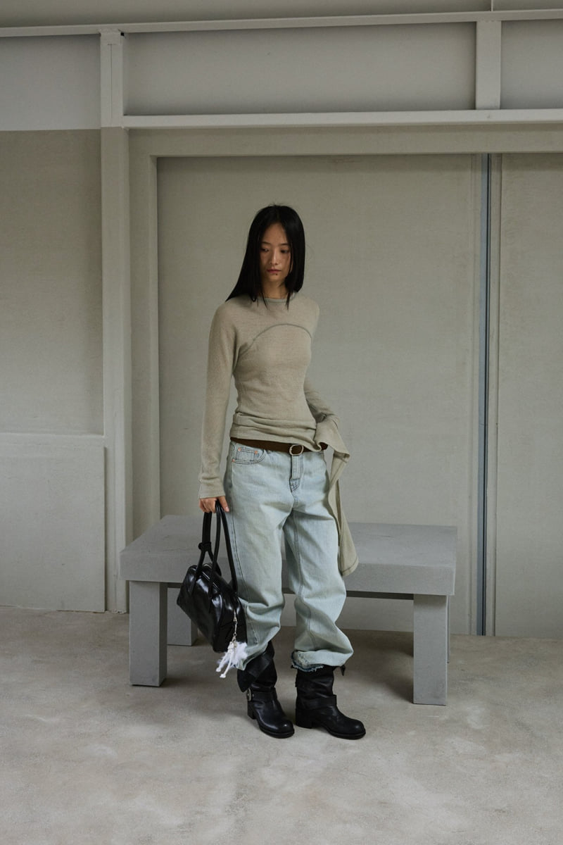 Better - Korean Women Fashion - #momslook - Wool Tail Tee - 7