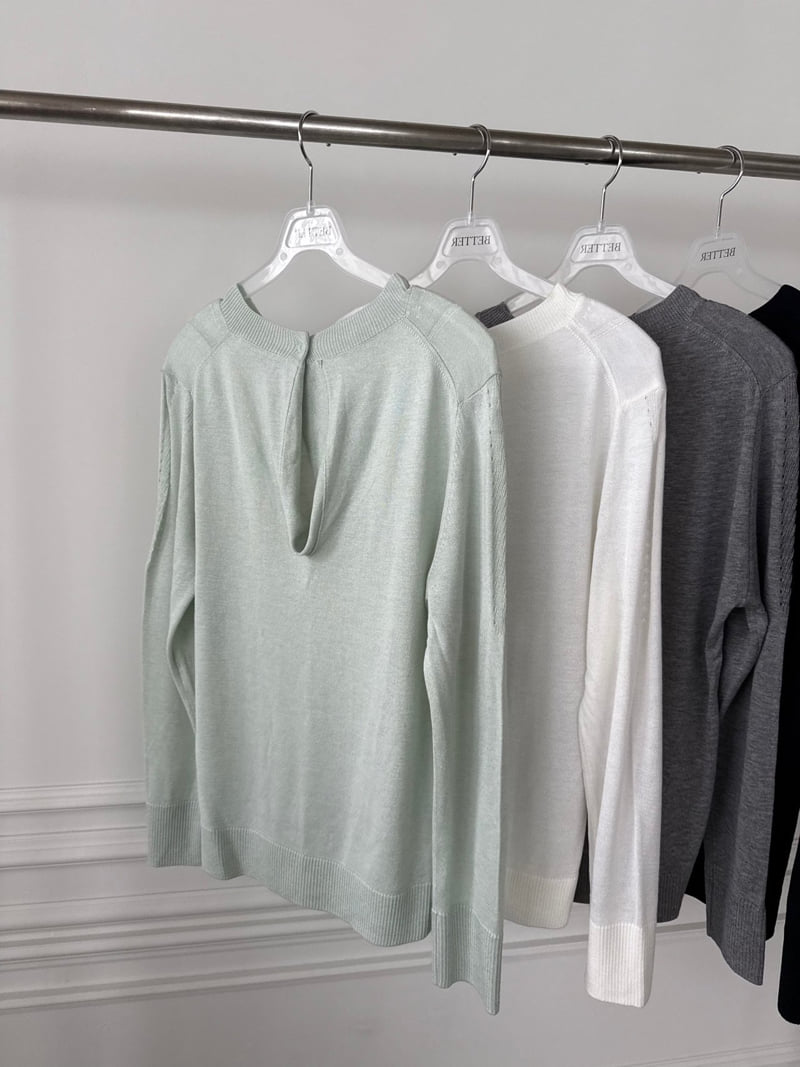 Better - Korean Women Fashion - #momslook - Rito Round Knit - 12