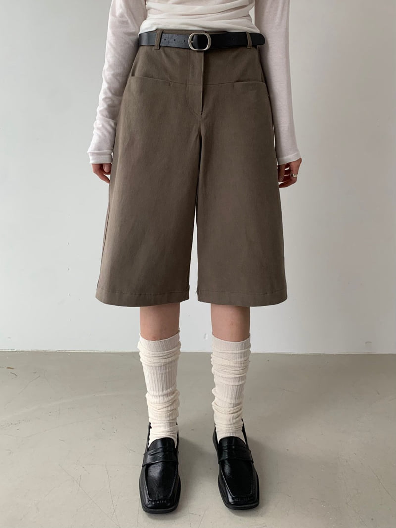 Better - Korean Women Fashion - #momslook - Peach Half Pants - 3