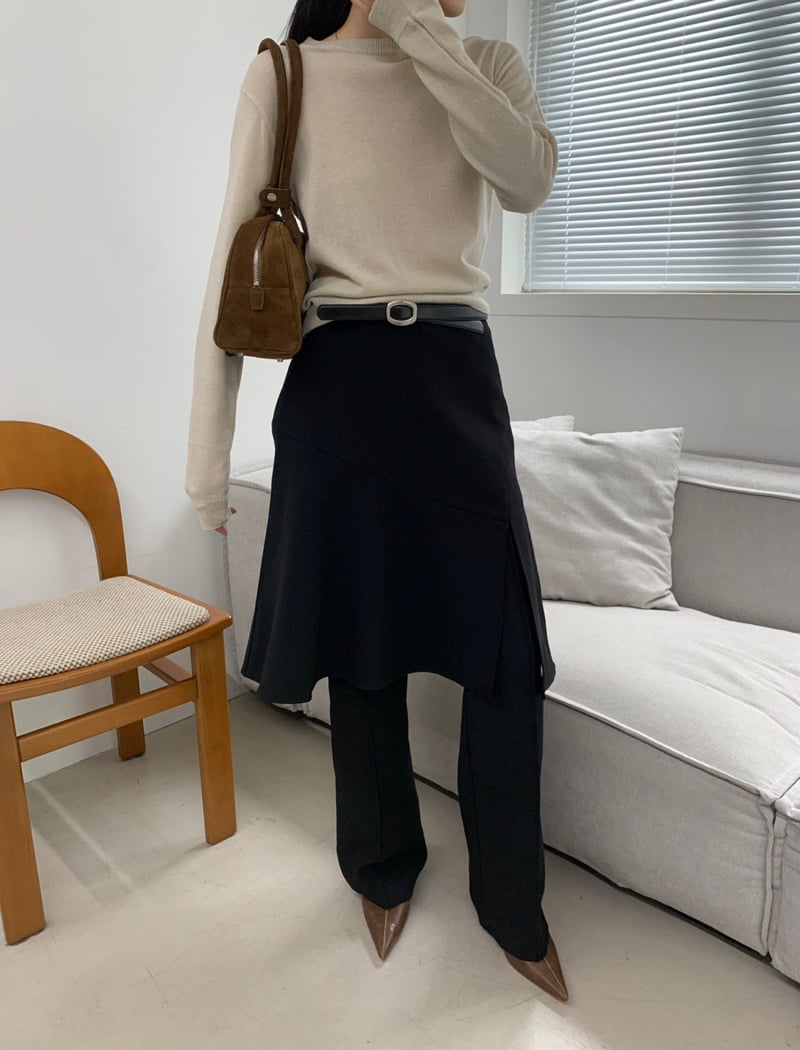 Better - Korean Women Fashion - #momslook - Melly Round Knit - 2