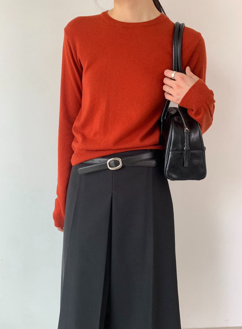 Better - Korean Women Fashion - #momslook - Melly Round Knit - 6
