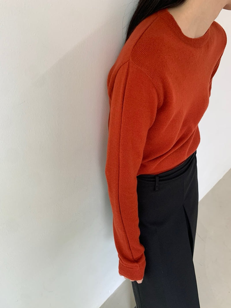 Better - Korean Women Fashion - #momslook - Melly Round Knit - 9