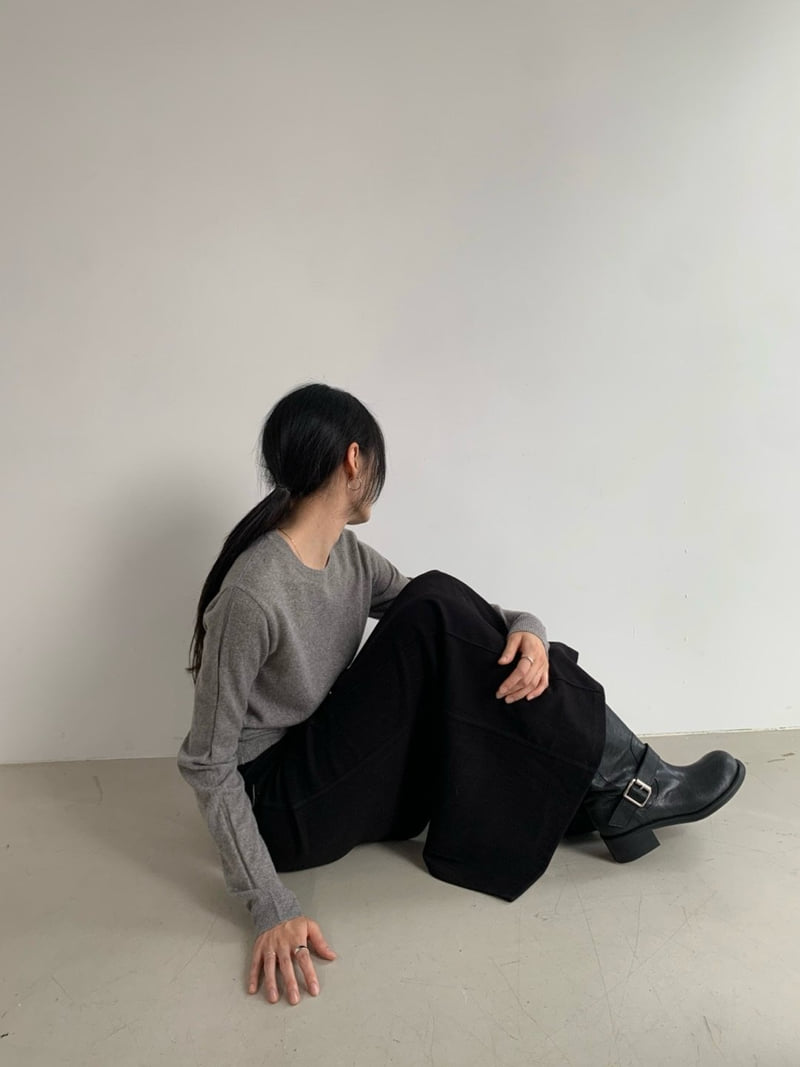 Better - Korean Women Fashion - #momslook - Melly Round Knit - 9