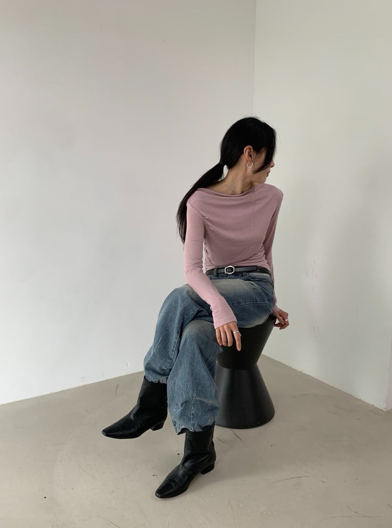 Better - Korean Women Fashion - #momslook - Art Shirring Tee