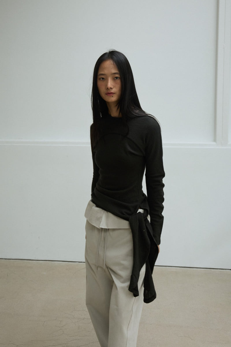 Better - Korean Women Fashion - #shopsmall - Wool Tail Tee
