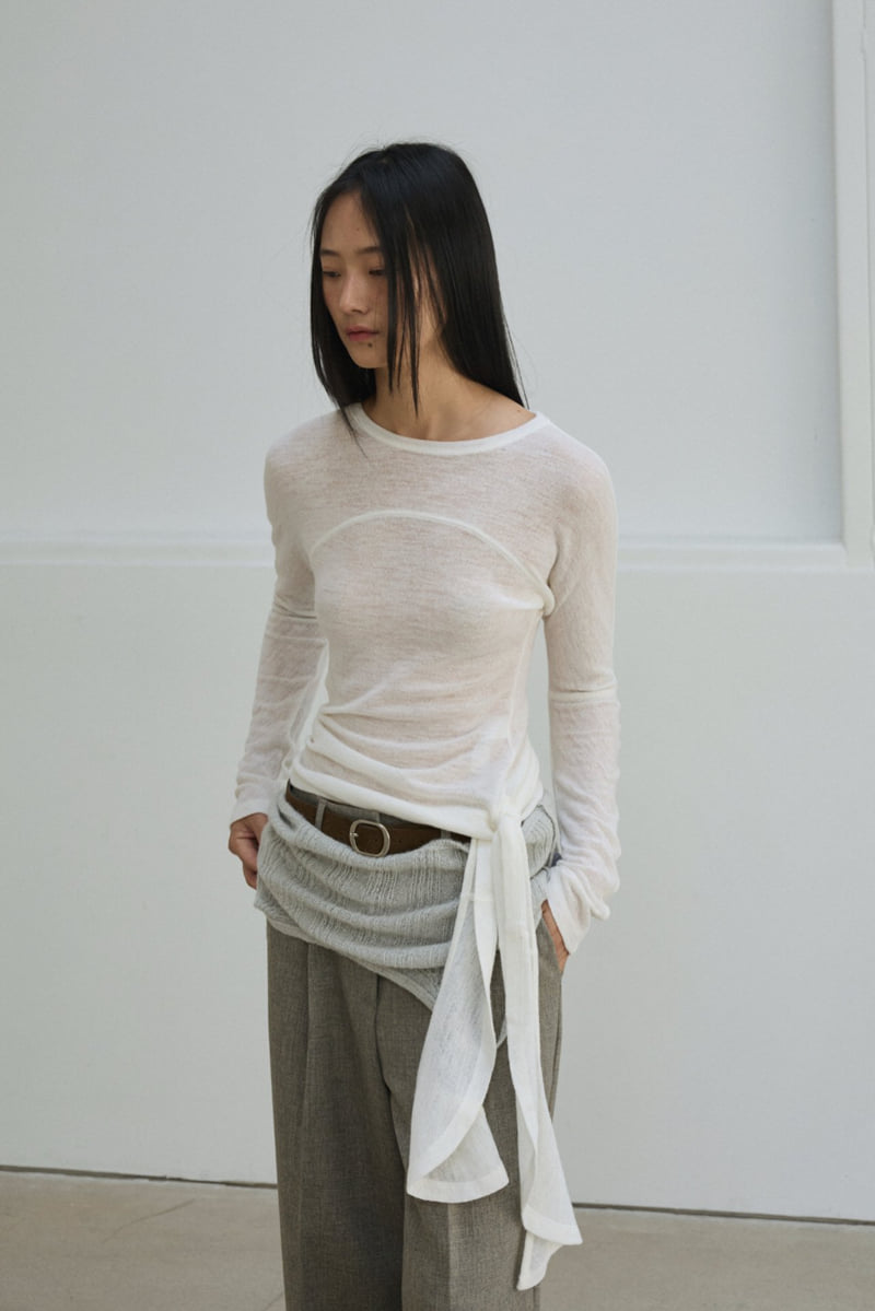 Better - Korean Women Fashion - #thatsdarling - Wool Tail Tee - 3