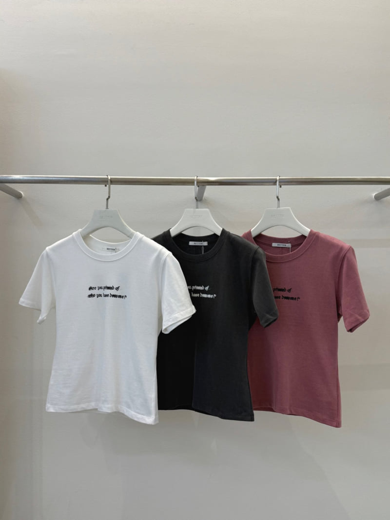 Better - Korean Women Fashion - #thelittlethings - Coming Tee - 12
