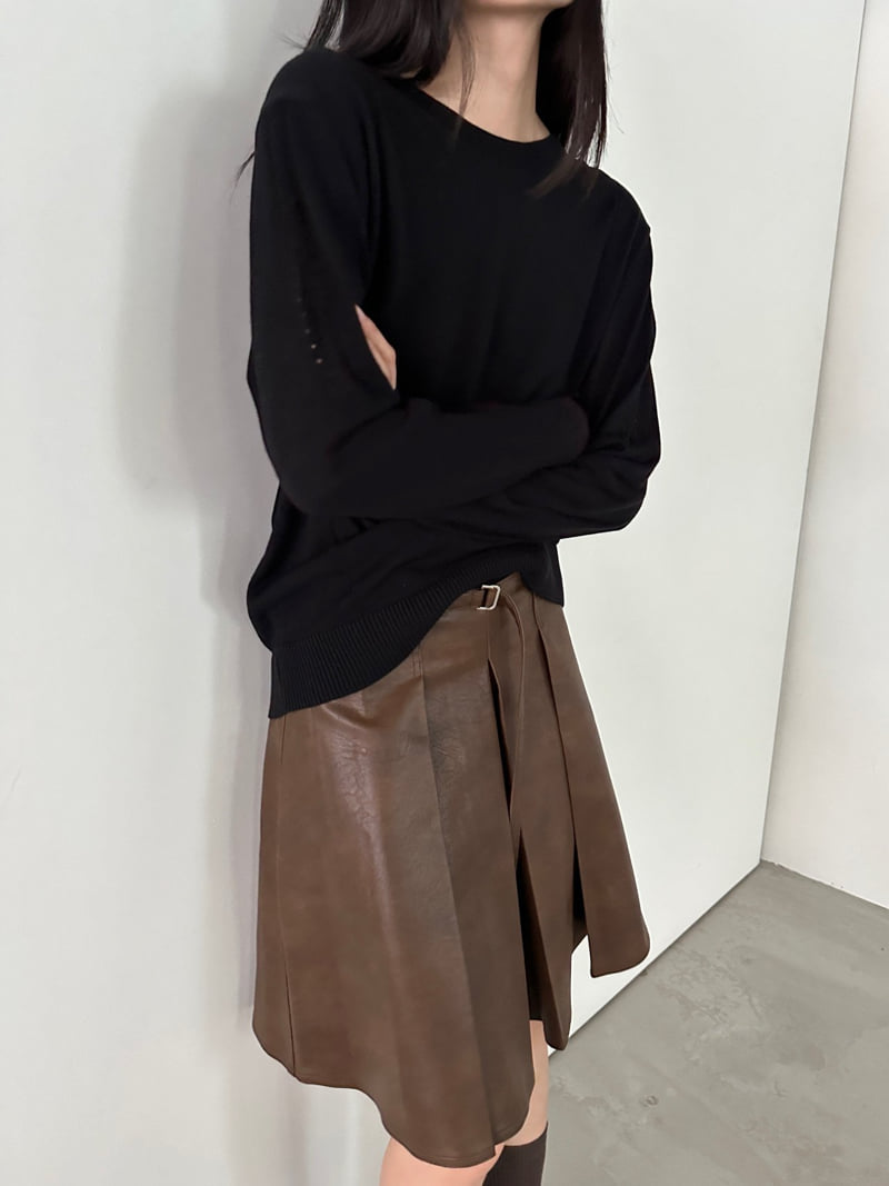 Better - Korean Women Fashion - #momslook - Rito Round Knit - 4