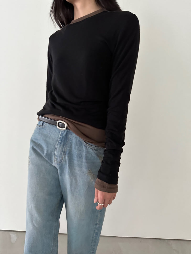 Better - Korean Women Fashion - #womensfashion - Bulky Tencel Tee - 5