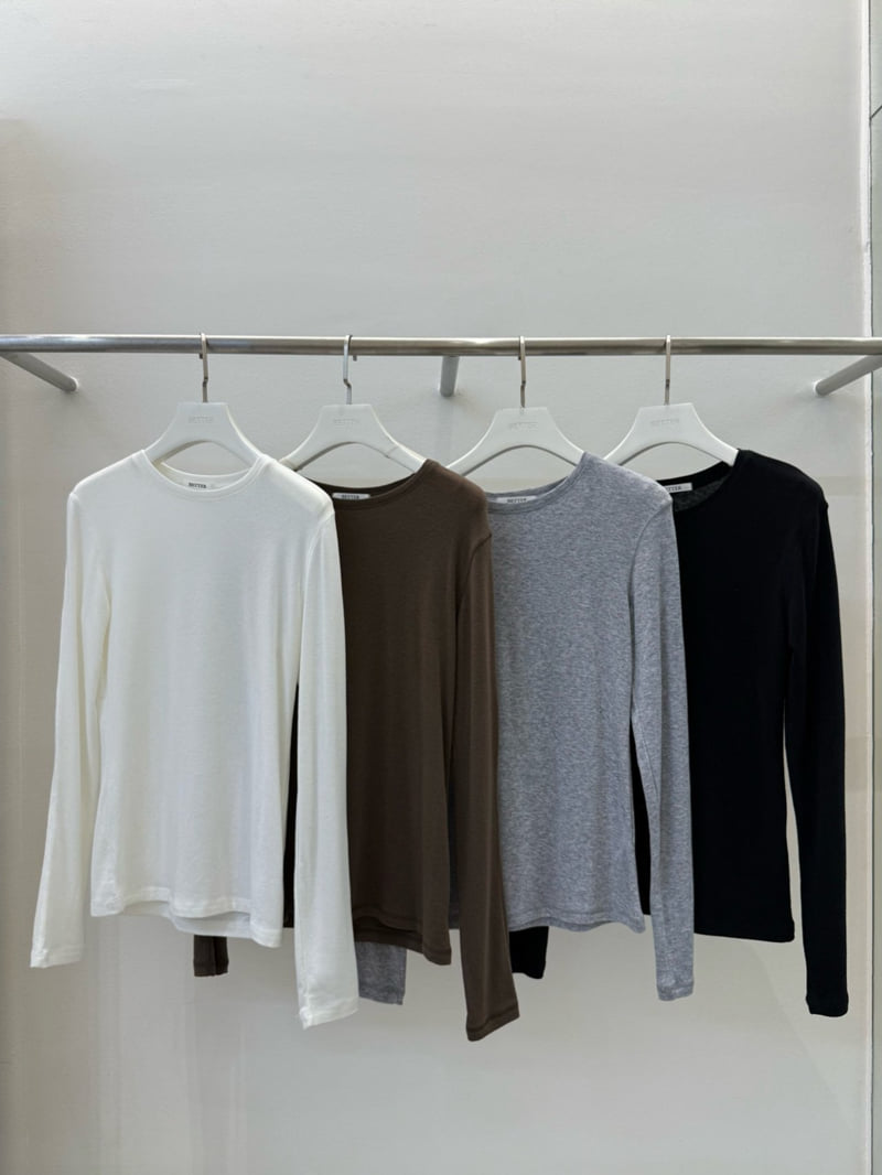 Better - Korean Women Fashion - #womensfashion - Bulky Tencel Tee - 12