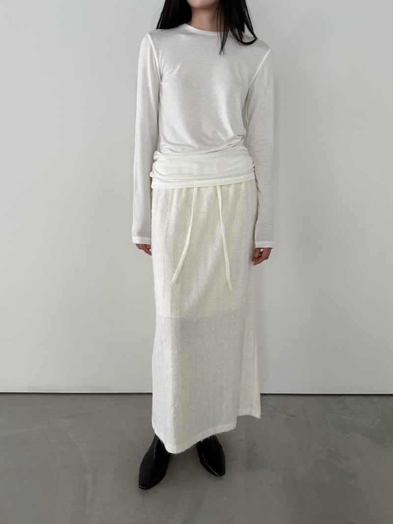 Better - Korean Women Fashion - #momslook - Bulky Tencel Tee - 4