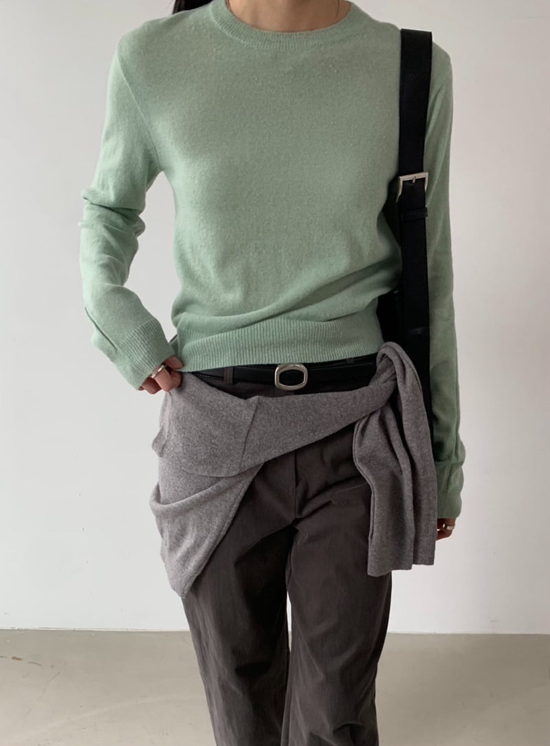 Better - Korean Women Fashion - #womensfashion - Melly Round Knit - 6