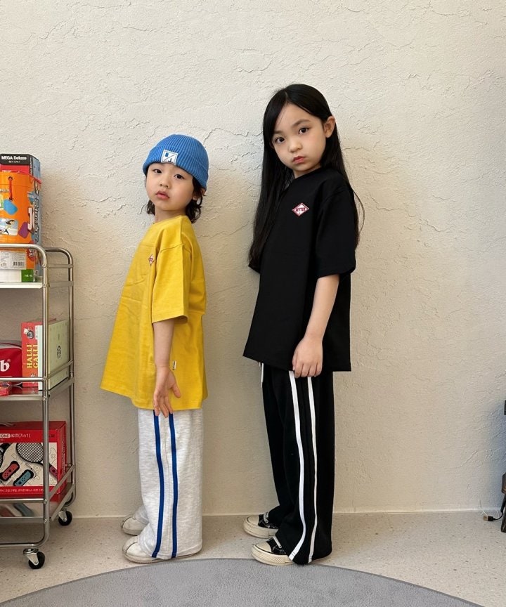 Better j - Korean Children Fashion - #Kfashion4kids - Two-Line Wide Pants - 7