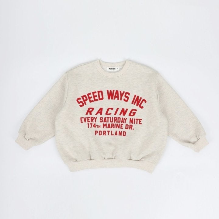 Better j - Korean Children Fashion - #childofig - Speedway Sweatshirt - 4